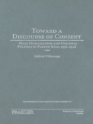 cover image of Toward a Discourse of Consent